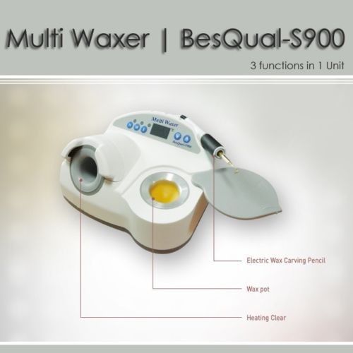 3 In 1 MULTI WAXER S900 WAX CARVER DIPPING POT AND FIRE FREE BURNER