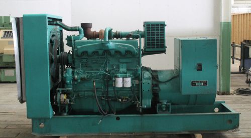 Onan 125dyd standby diesel generator 125 kw 1 &amp; 3 phase 120 to 480v  1526 hrs for sale