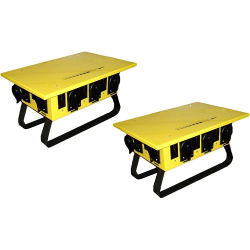 Cep 6506-gu temporary outdoor power distribution portable spider gfi box, 2-pack for sale