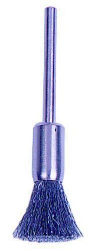 Weiler 0.005&#034; wire size  1/4&#034; diameter  1/8&#034; stem size  brass bristles  miniatur for sale