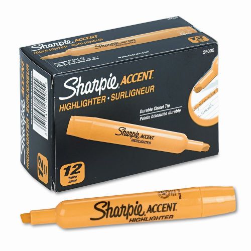 Sharpie® Accent Tank Style Highlighter, Chisel Tip, 12/ Pack
