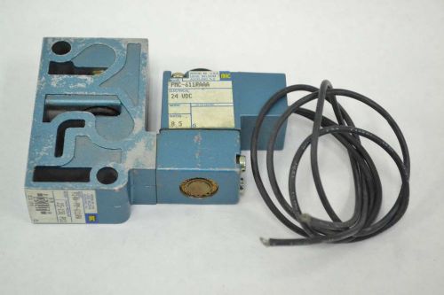 Mac 914a-pm-611ra pneumatic 150psi 8.5w 24v-dc 1/4 in npt solenoid valve b366819 for sale