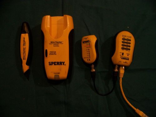 SPERRY Wire Tracker, ET64220, &amp; Cable Tester, TT64202