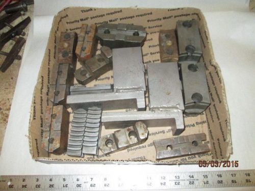 MACHINIST LATHE MILL Large Lot of Misc Lathe Chuck Jaw s