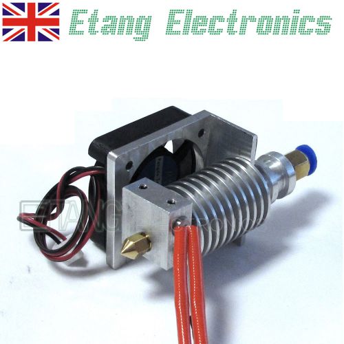 Bowden All Metal 3D Printer J-Head Hot End 0.2-0.5mm Nozzle Extruder with Fan