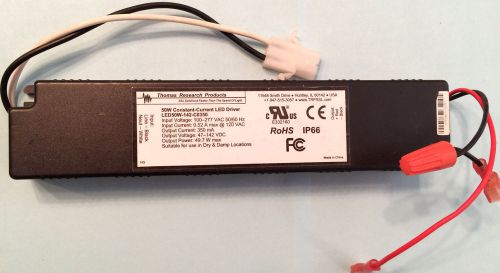 Thomas Research LED50W-142-C0350 120VAC 0.52A Dimmable LED Driver FREE SHIPPING