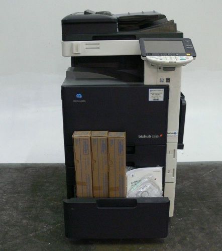 Konica Minolta Bizhub C353 Printer / Scanner W/ 3 Cartridges &amp; Manual &amp; software