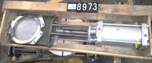 New armour valves ltd. dn 300 / 12? knife gate valve with actuator, *sku pt8973* for sale
