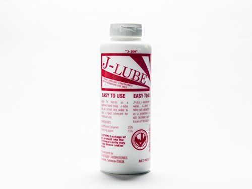 J-lube jlube powder mix veterinarian vet hand lubricant makes 6-8 gal 10 oz lube for sale