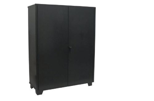 Storage cabinet commercial/industrial - 12 gauge steel - 2 doors - 5 shelves 60w for sale