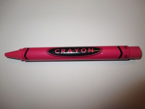 ACME Studios Crayon Pen Rollerball Retractable Pen Pink