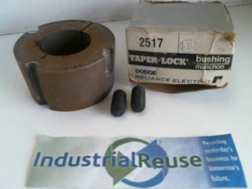 Dodge reliance electric 2517 taper-lock bushing manchon 1-3/4 for sale