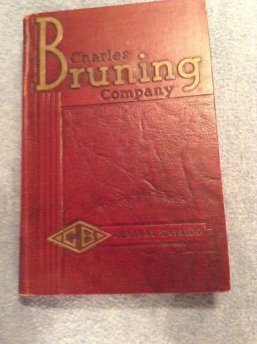 Vintage 1936 Charles Bruning Co. Catalog W/Pricing Insert