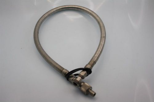 Matheson 6043 hose all-metal ~3ft stainless flexible 2500psig w rotary fitting for sale