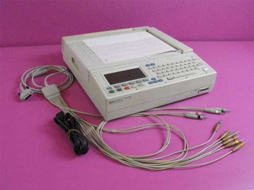 Phillips hewlett packard ekg ecg pagewriter 200 electro cardiograph *guaranteed* for sale