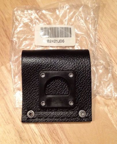 Leather radio d stud belt swivel slide for case holster holder motorola for sale