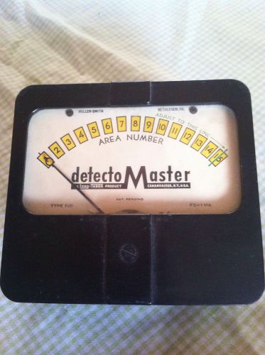Detecto master detectomaster - fjd - lord taber alarm system - panel meter for sale