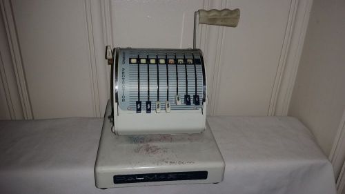 VINTAGE PAYMASTER X-550 CHECK WRITER MACHINE FOR PAYROLL WITH KEY