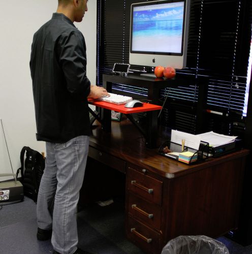 Stand-Up Desk Workstation Standing Desk Attachment - Sleek &amp; Modern Looking !!!!