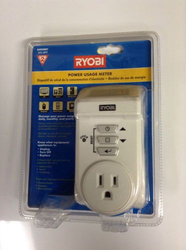 Ryobi power usage meter
