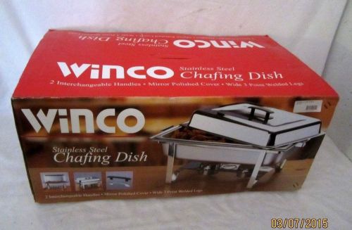 8 Quart New York Chafer Dish - Oblong - Stainless Steel - C-3080B
