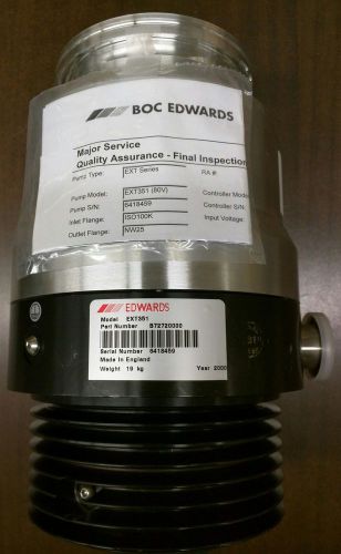 Edwards turbo pump EXT 351