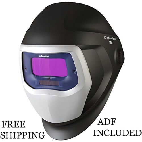 3m speedglas welding helmet safe comfort view w/ adf filter uv ir protection for sale