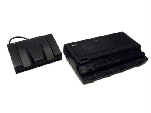 Sanyo trc-8080 variable playback transcriber + fs-56 foot control pedal trc8080 for sale