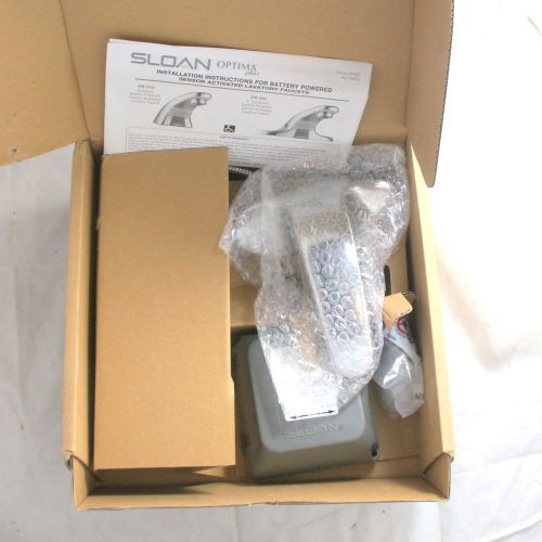 Sloan EBF650-BDM Chrome Optima Battery Powered 4&#034; Centerset Sensor Faucet