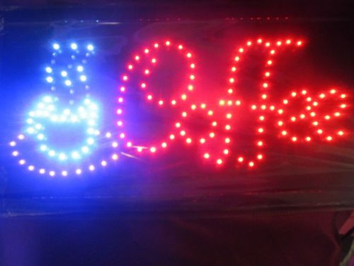 **NEW 19&#034; X 10&#034; LED MOTION COFFEE SIGN-FLASHING- ON &amp; OFF SWITCH