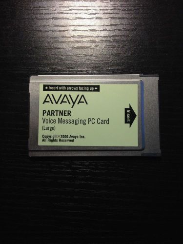 Avaya AT&amp;T Lucent Partner Voice Messaging PC Card Large 108505306 CWD4 S1 V1 R1