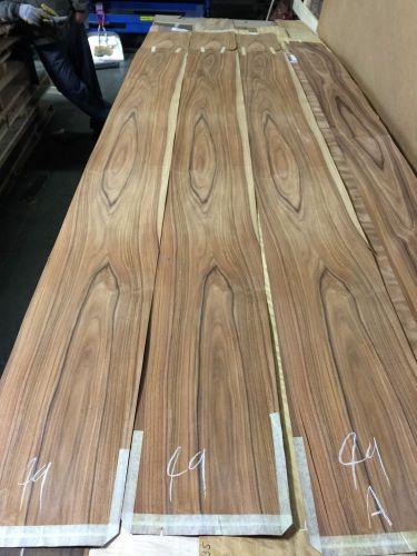 Wood Veneer Rosewood 10x108 3pcs total Raw Veneer  &#034;EXOTIC&#034; MEX 49