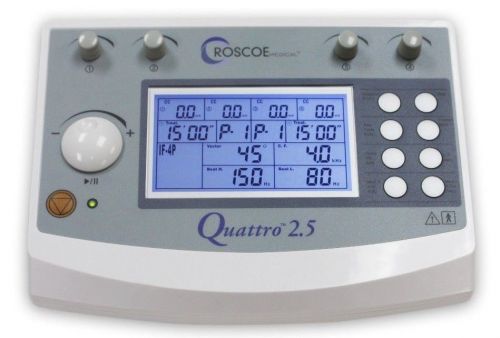 Quattro 2.5 Clinical 4 Channel Stim Interferential Russian EMS TENS Therapy
