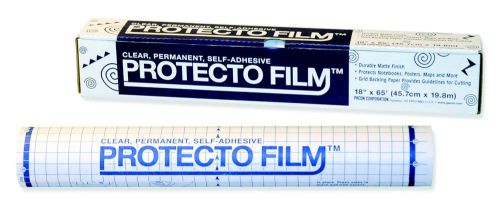 Pacon Non-Glare Protecto Film, 18 inch X 65 feet, Plastic, Clear