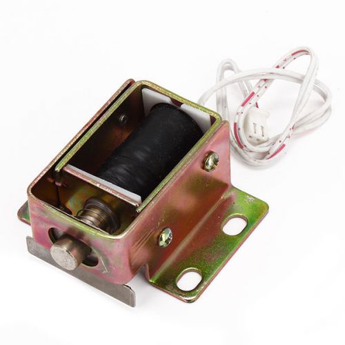 File cabinet door electric lock assembly solenoid dc 12v 0.6a cylindrical latch for sale
