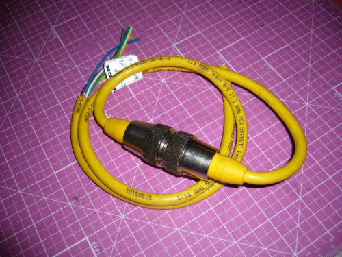 Turck 6 pin connector set and 6/18 wiring, RSM RKM 61-7M, Xint Condition.