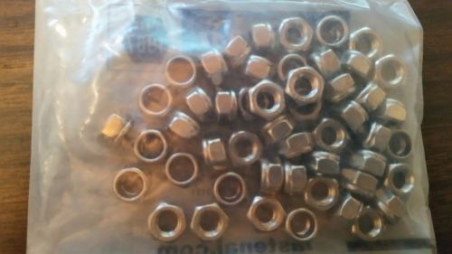 M8-1.25  - Qty 500- Nylon Insert Hex Lock Nut  - A2 Stainless Steel