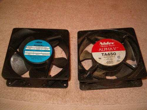 Pair of boxer fans-220VAC-used-working