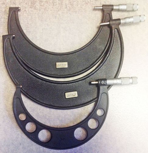 Lufkin Micrometers: Set of 3