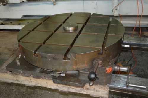 36&#034; T-SLOTTED AIRLIFT MANUAL ROTARY TABLE - #27278