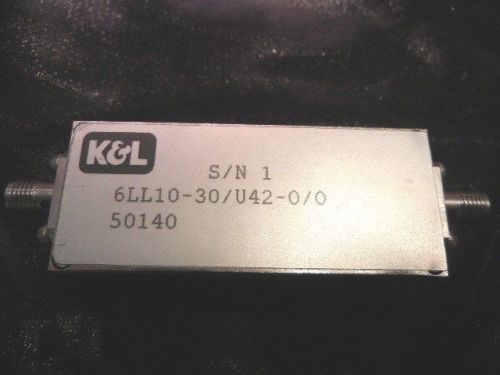 K&amp;L Lumped Low pass filter 6LL10-30/U42-0/0