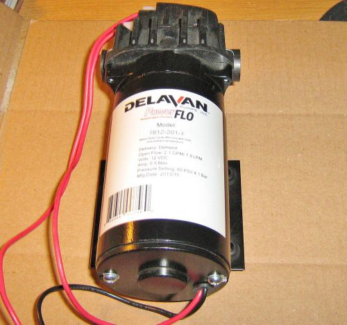 New Delavan 7800 Series Power Flo Demand Pump 12V, 60 PSI, 2.1 GPM, #7812-201-1