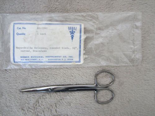 Mayo-Stille Scissors, OR grade, Curved Blades 5-1/2&#034; stainless steel, German