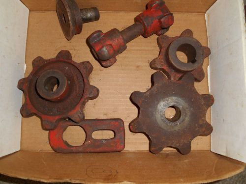 VTG Industrial Gear Wheel Belt Pulley Machine Age Salvaged Part Lot for lamp