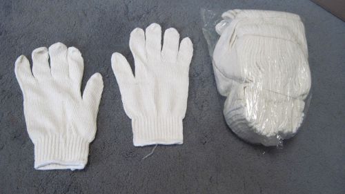 6 PAIRS OF COTTON WORKING GLOVES