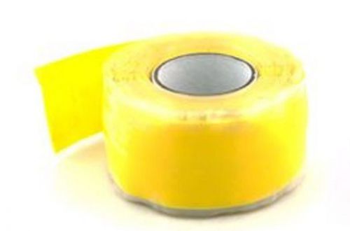 Self fusing silicone repair tape 1&#034; x 10&#039; yellow (2) rolls for sale