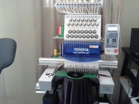 USED  TOYOTA ESP 9100 EMBROIDERY MACHINE