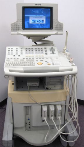 Philips hdi5000 ultrasound sonoct xres probes l12-5, c5-2, c8-4v, p4-2  hdi 5000 for sale