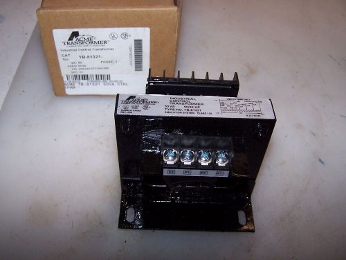New acme 50 va control transformer tb-81321 208/240/277/380/480 volt hv 24 lv for sale