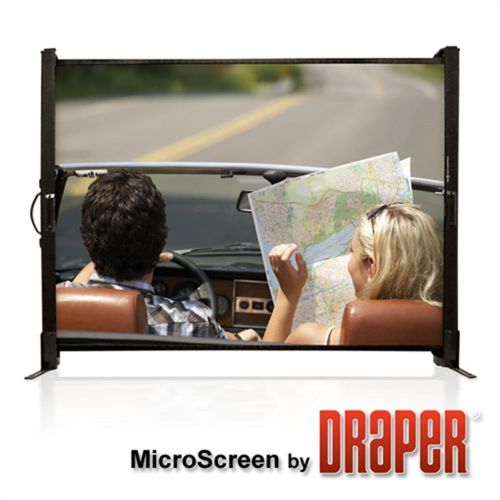 Draper® 50&#034; Diag. Portable Projection MicroScreen #230301